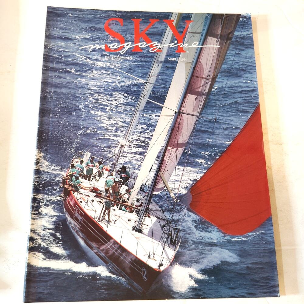 Delta SKY Magazine - March 1994 In-Flight Publication - Ft. Lauderdale Edition